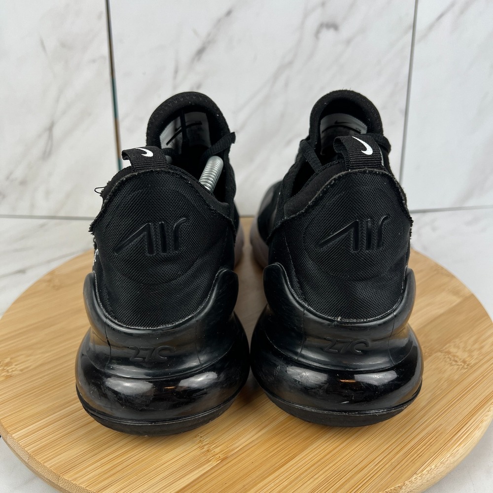 Nike Air Max 270 Mens Size 10 Black White Running Sneakers Shoes AH8050-002 - Picture 2 of 13
